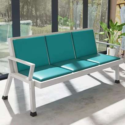 Office Bench: 3 Seater Heavy Padded Bench image 2