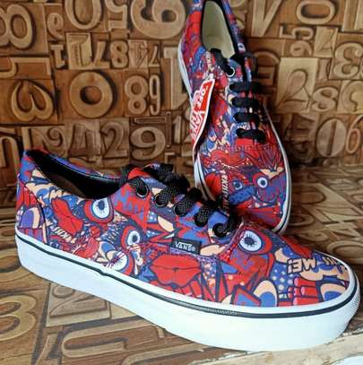 Tribal Vans Double Sole Floral Maroon Vans in Nairobi CBD PigiaMe