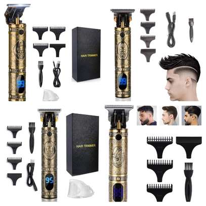 RECHARGEABLE HAIR TRIMMER WITH DISPLAY image 1