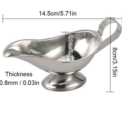Saucer stand gravy boat image 4
