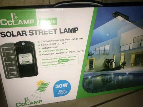 Solar Street Light 30W Cclamp With Motion Sensor image 2