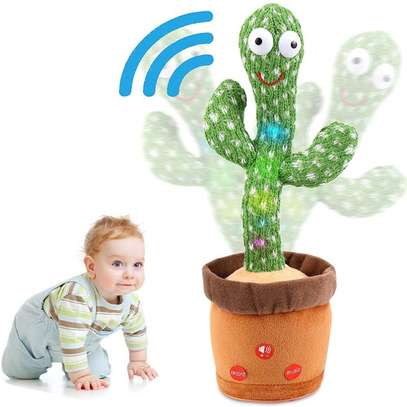 Generic Dancing Talking Singing Cactus Kids Toys image 1