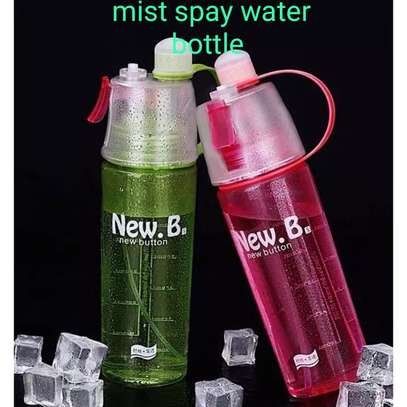600ml Custom leak proof sports plastic spry water bottle/hwk image 3