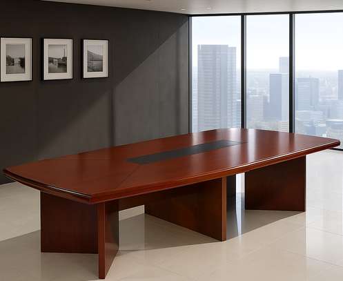 Office Table: 3M Executive Mahogany Office Table image 1