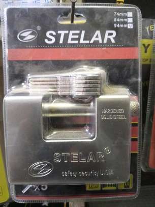 Stellar 94mm rectangular padlock image 2