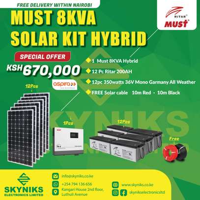 Must 8 KVA Solar KIT Hybrid image 1