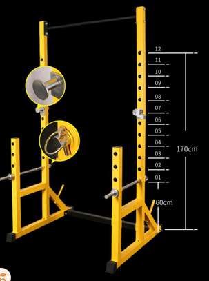 Squat rack with bench image 3