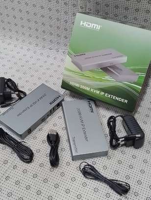 200M Hdmi KVM Extender Over Cat 6 With Usb mouse IP Extender image 1