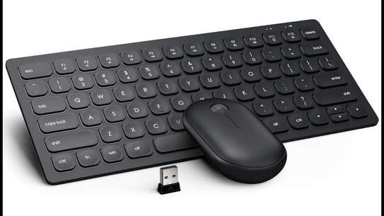 Wireless keyboard + Mouse(Black&White)Available. image 1