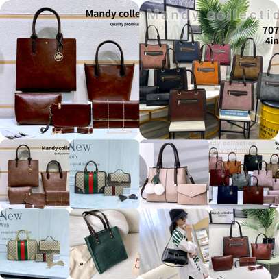 *4 in 1 Quality Designer Leather Handbags 4 piece 
Ksh.2899 image 1