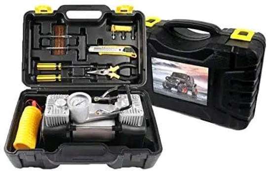 Dual Air compressor with Tool kit image 1