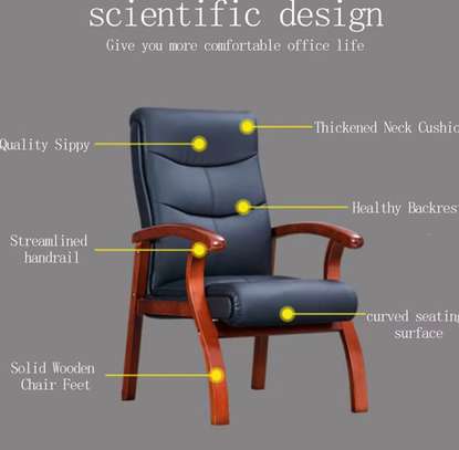 OFFICE CHAIR: Black High Density Office Chair image 6