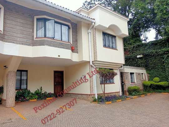 4 Bed Townhouse with Swimming Pool in Westlands Area image 1