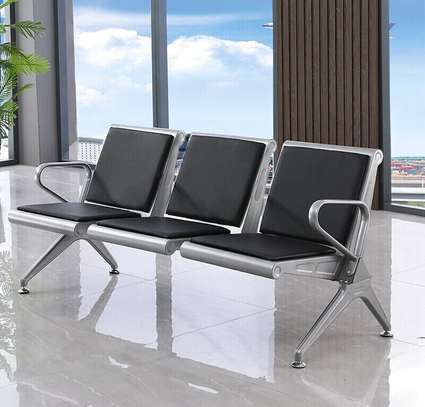 3 Seater Aluminum Strong Reception Waiting Bench image 6