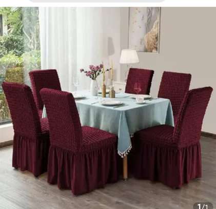 Trendy Bubble Stretch Dinning Seat covers image 11