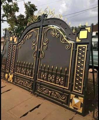 Elegant Black Iron Gate image 2