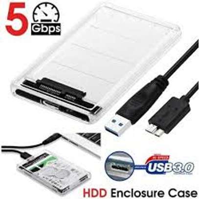 transparent hdd/ssd enclosure casing image 15