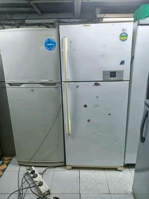 Big double door fridge 700 litres image 1