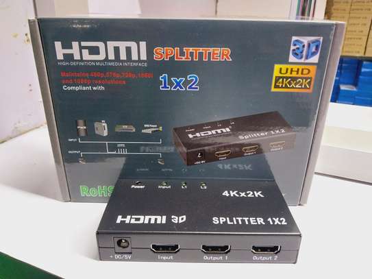 HDMI 1x2 4K Ultra HD Switch Splitter(Black) image 2