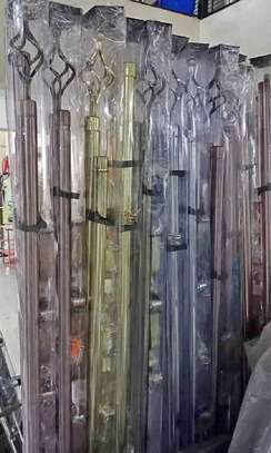 4  meter double curtains rods image 1