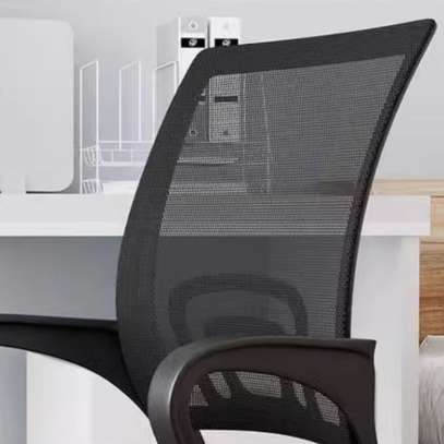 Office Chairs: Mesh Swivel Height Adjustable Clerical Desk image 5