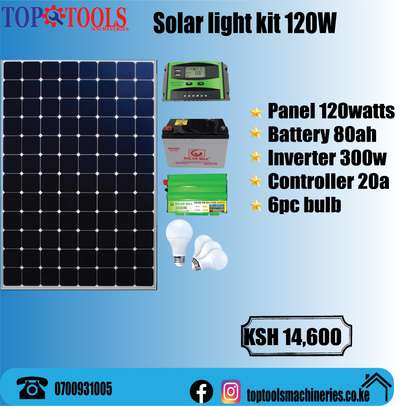 Solar light kit 120W image 1