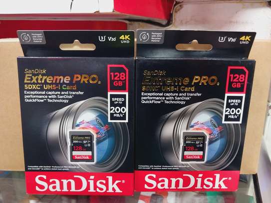 Sandisk 128GB Extreme PRO Microsd UHS-I Card image 2