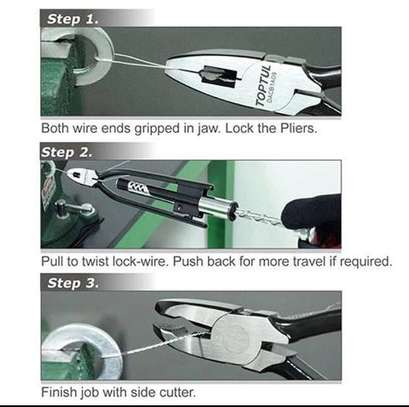 SAFETY WIRE LOCK TWISTER/PLIERS FOR SALE image 1