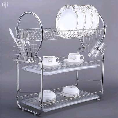 3 tier stainless Steel dishrack image 1