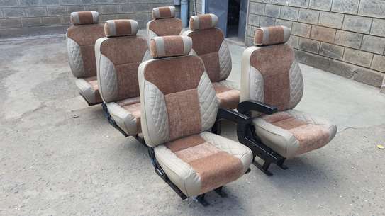 Reclining PU molded cruiser seats||shuttle seats image 4