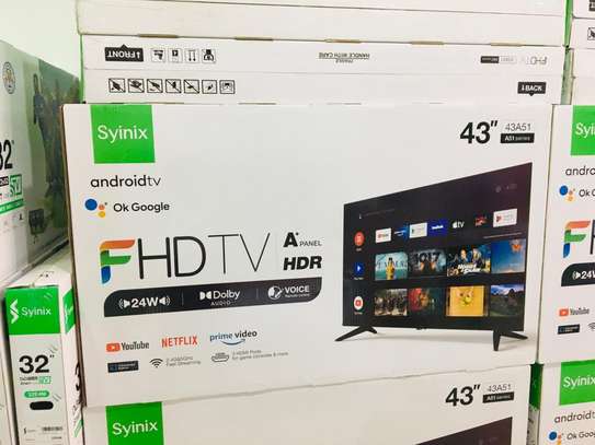 43 INCH SYNIX SMART ANDROID TV image 1