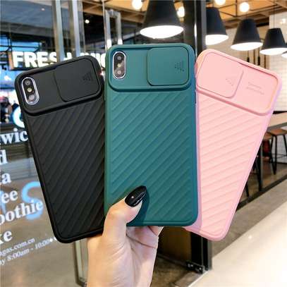Soft TPU Silicone Cam Shield Series Case with Slide Camera Cover, Slim Protective case for iPhone 7/8 image 6