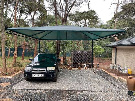 Car parking shades installation in Kenya image 3