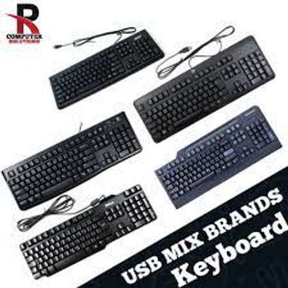 Hp/Dell/Lenovo/Logitech Usb Keyboards image 1