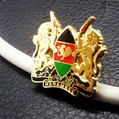 Coat of Arms Kenya Lapel Pin Badge image 3