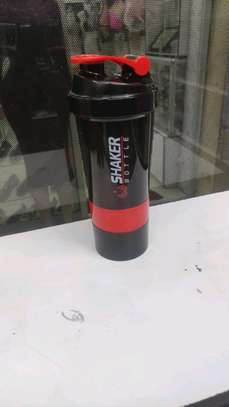 500ml protein shaker gym/workout water bottle image 1