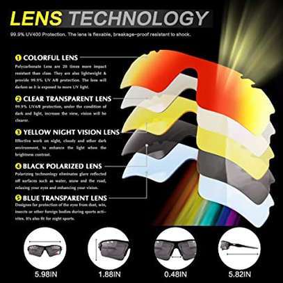 Polarized  Sunglasses 3 or 5 Interchangeable Lenses image 2