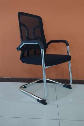 Office chair : Modern Fabric Chair with Armrest image 5