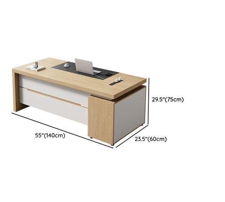 Office Desk:  Advanced 140CM Desk with 3 Drawers image 2