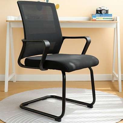 Office Chair:  Modern Waiting Office Visitor Chair image 1