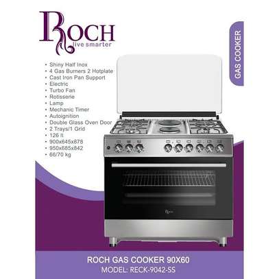 Roch 90x60cm,4+2, Stainless Steel RECK-9042-SS image 1