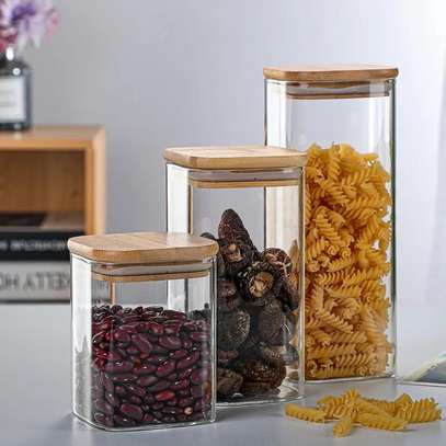 Candy  /  Spice jar with Bamboo Cover image 2