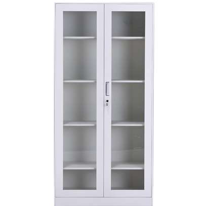 Heavy-Duty Steel Office Cabinet –Two-Door Metal Storage image 3