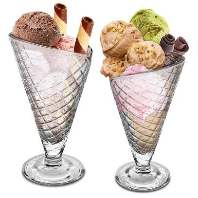 6 Pcs Ice Cream Bowl 300 ml image 1