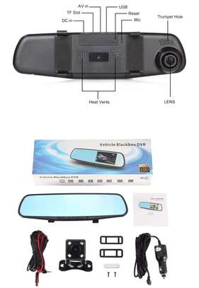Car Blackbox DVR Rear View Mirror dual Recorder image 4