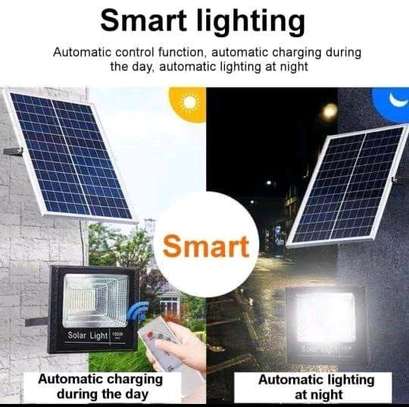 50W LED solar streetlight with radar light sensors image 2