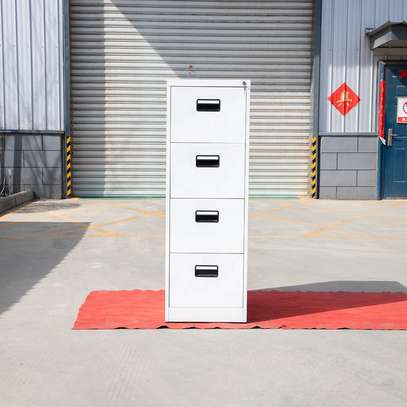 Modern 4-Drawer Steel Filing Cabinet image 5