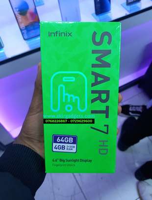 Infinix Smart 7 hd 64gb + 4gb ram, sealed plus warrant image 1