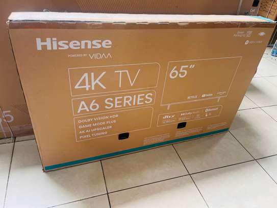 HISENSE 65 INCHES SMART UHD FRAMELESS TV image 1
