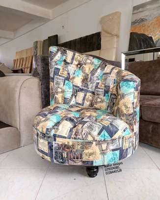 One seater floral upholstered sofas Kenya image 2